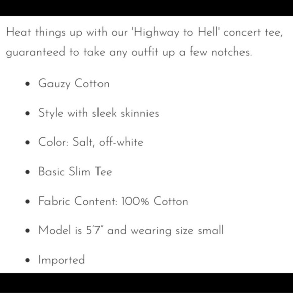 NEW CHASER x REVOLVE ACDC 1979 Tour Graphic Tee - Picture 4 of 5